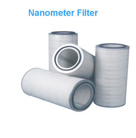 Cartouche filtrante moyenne de la poussière de limeur de nanomètre, cartouche filtrante nanoe de précision de 0.5μM
