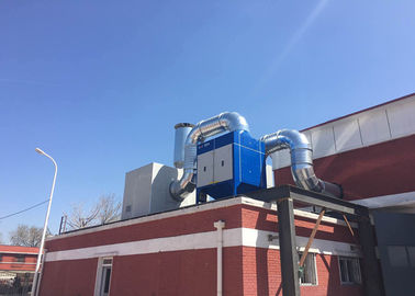 Type divisé système d'extracteur central de vapeur de collecteur de poussière pour les stations de soudure