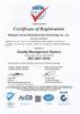 Chine Shanghai Kaisen Environmental Technology Co., Ltd. certifications
